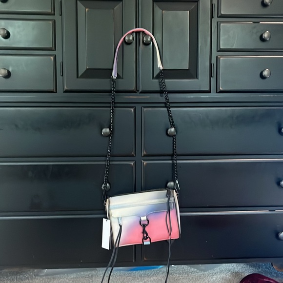 BNWT Rebecca Minkoff Crossbody Mini Mac in Grafitti Print - Picture 1 of 7